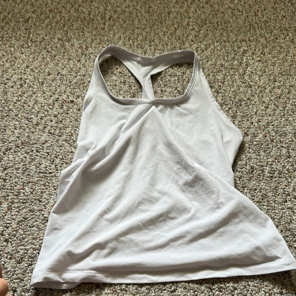 All in Motion Gray Sleeveless Racerback Tank Top